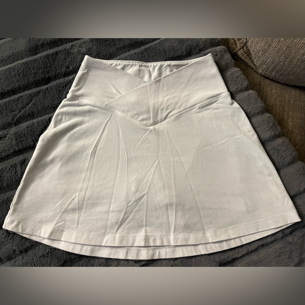 Pink Victoria Secret White Skirt with built in shorts